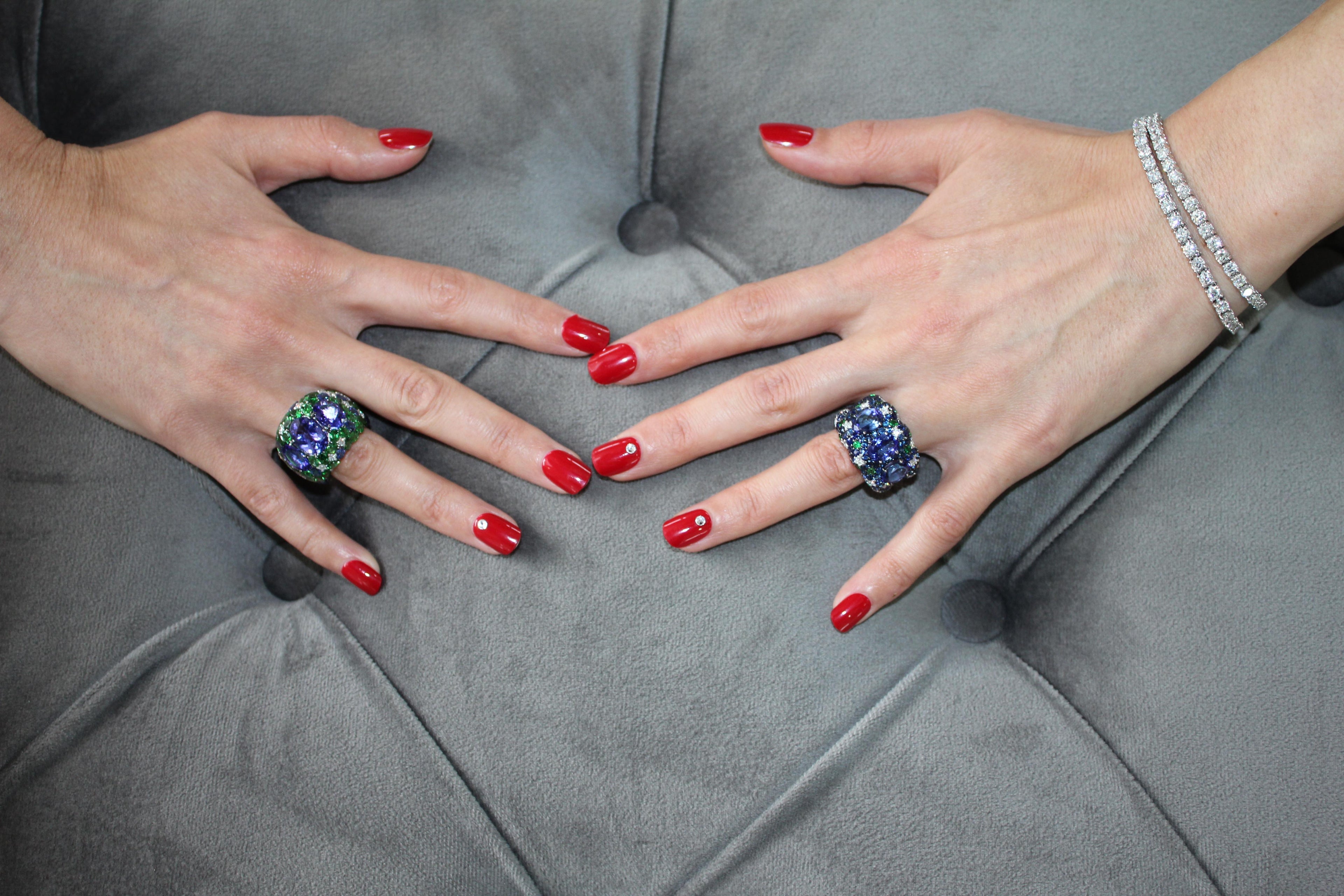 Diamond 7.5 Carat Tennis Line Classic Fashion 14 Karat White Gold Bracelet