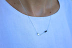 Diamond Black Onyx Golf Club Birdie Jewelry 18 Karat White Gold Charm Pendant Ne