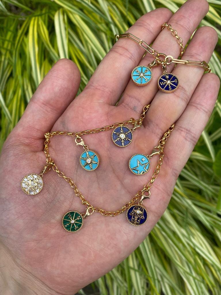 Diamond Flying Dove Bird Soaring Sky  Peace Devotion Love Hope 18 Karat Yellow G