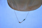Diamond Malachite Golf Club Birdie Charm 18 Karat Yellow Gold Necklace Pendant