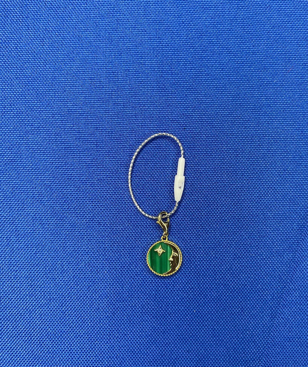 Diamond Moon Star Celestial Heaven Zodiac Crescent Sky 18 Karat Yellow Gold Gree