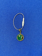 Diamond Moon Star Celestial Heaven Zodiac Crescent Sky 18 Karat Yellow Gold Gree
