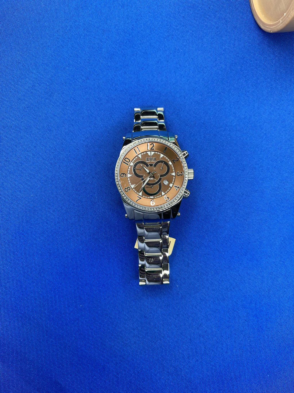 Diamond Pave Dial Luxury Swiss Quartz Exotic Watch 0.64 Tcw