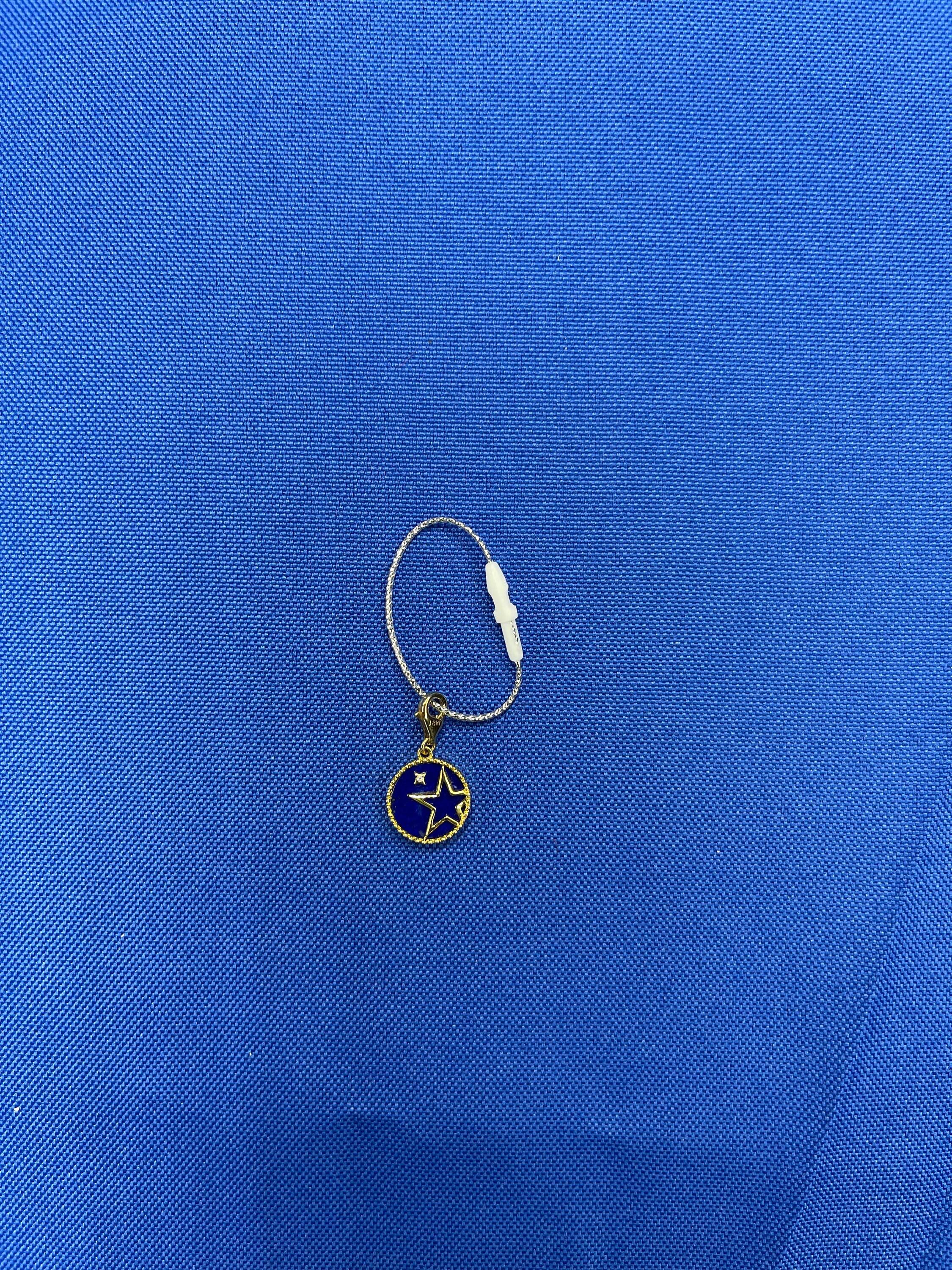 Diamond Shooting Star Celestial Sky Zodiac Heaven Space Galaxy Universe Medallio