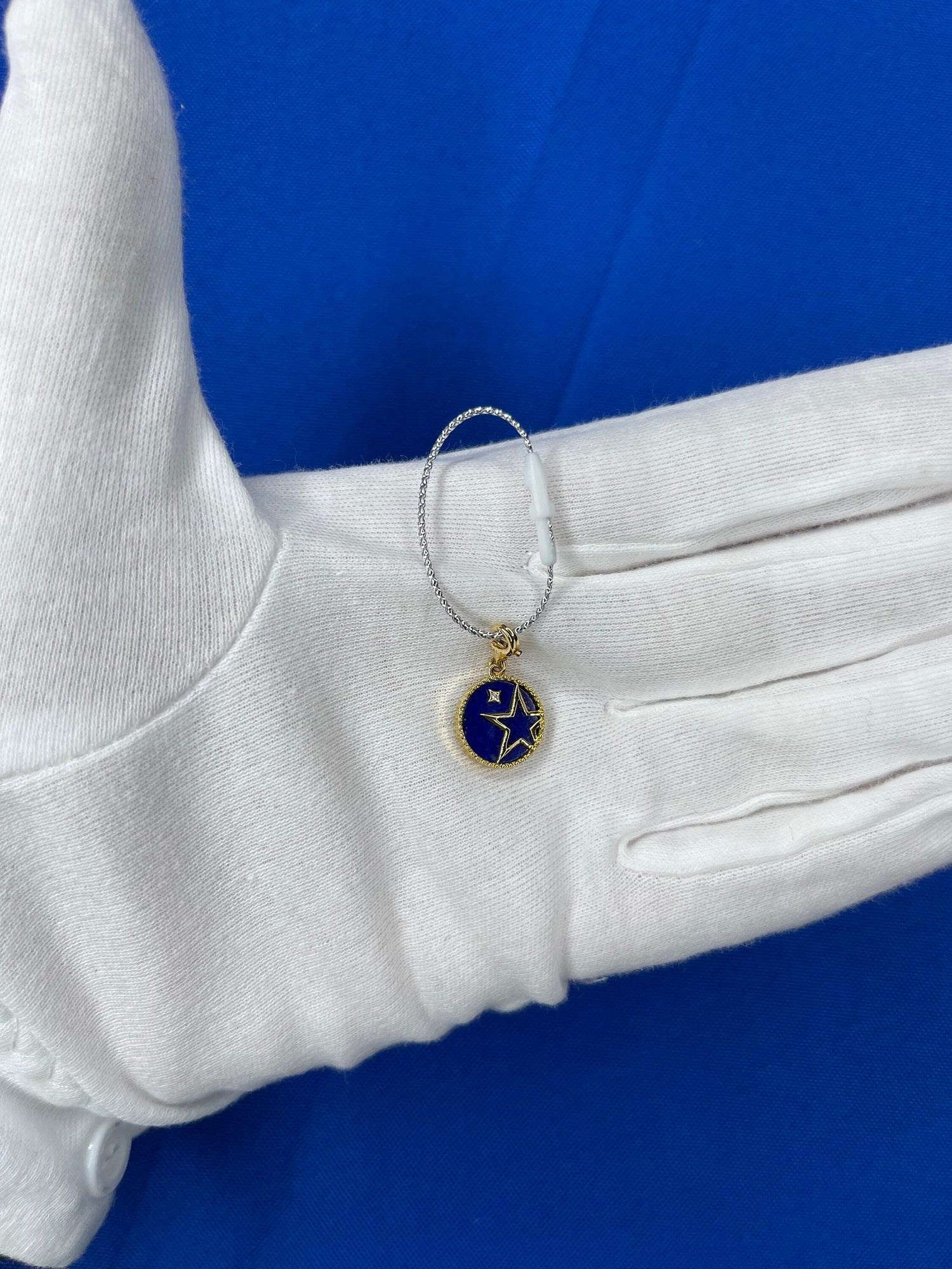 Diamond Shooting Star Celestial Sky Zodiac Heaven Space Galaxy Universe Medallio