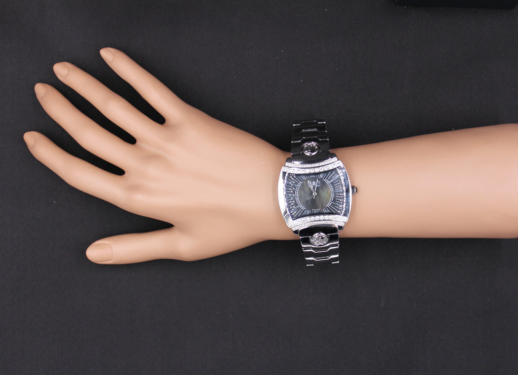 Diamonds Pave Dial Luxury Swiss Quartz Bracelet Watch