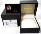 Diamonds Pave Dial Luxury Swiss Quartz Exotic Leather Band Watch
