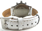 Diamonds Pave Dial Luxury Swiss Quartz Exotic Leather Band Watch