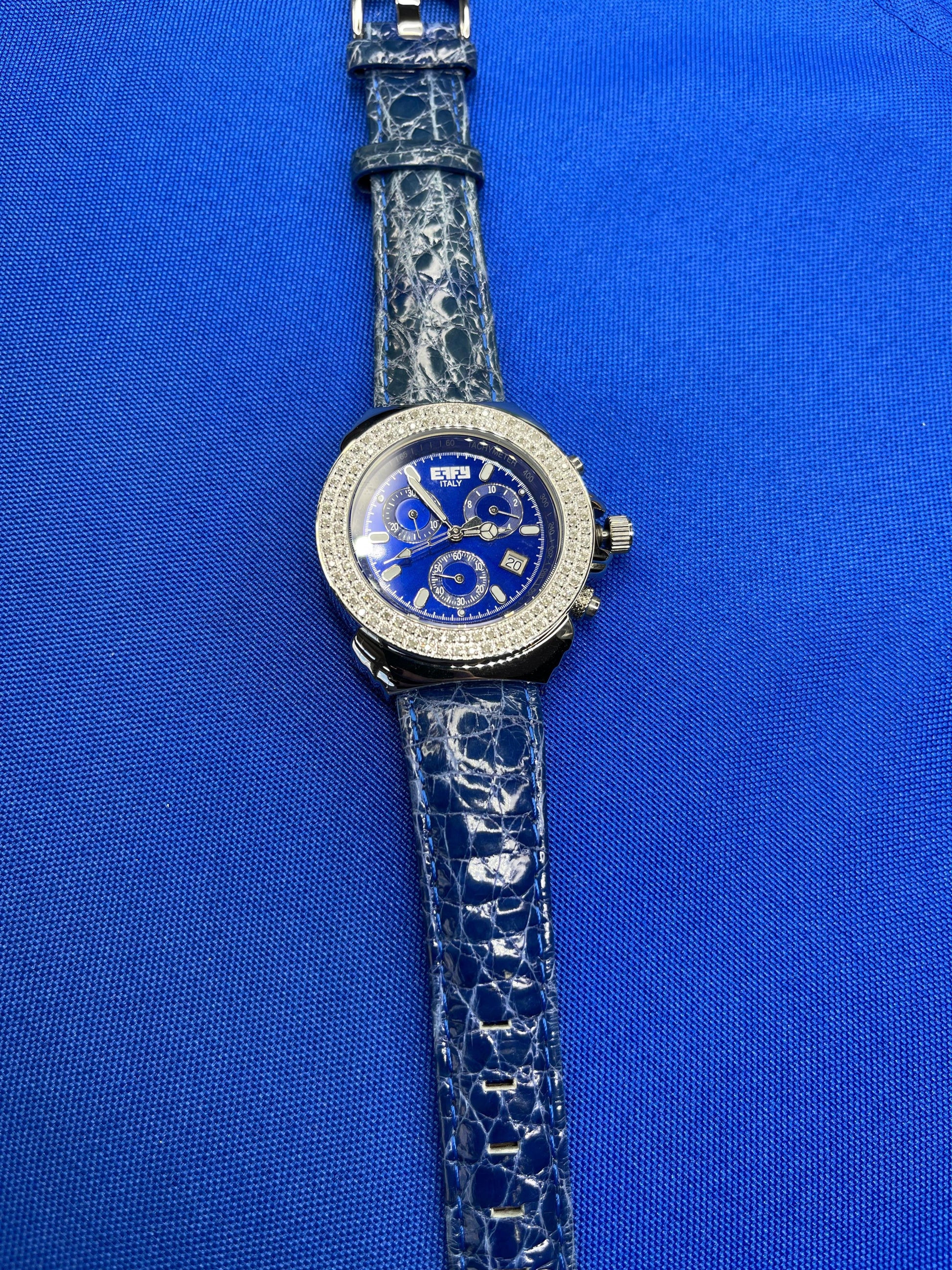 Diamonds Pave Dial Luxury Swiss Quartz Exotic Watch