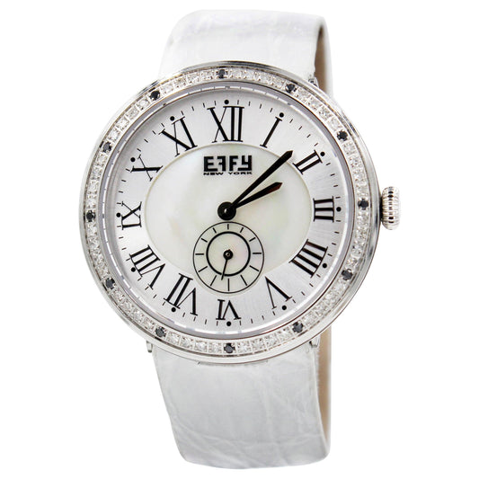 Diamonds Pave Dial Luxury Swiss Quartz Exotic Watch 0.64 Tcw