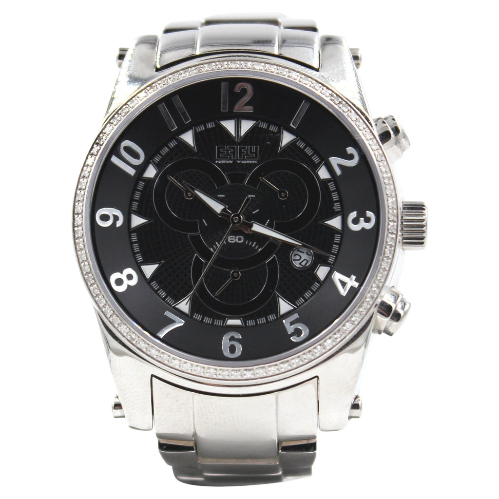 Diamonds Pave Dial сәнді швейцариялық кварц экзотикалық сағаты 0.64 Tcw