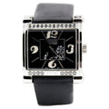 Diamonds Pave Dial Luxury Swiss Quartz Exotic Watch 0.77 Tcw