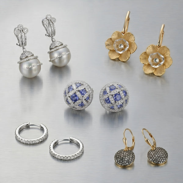 Earrings Color Stones