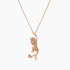 Panther Fancy Diamond Ruby & White Diamond 18K Rose Gold Pendant Necklace