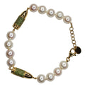Green Tsavorite Pave Set Gemstone Gold Rocket Bullet White Pearl Sterling Silver