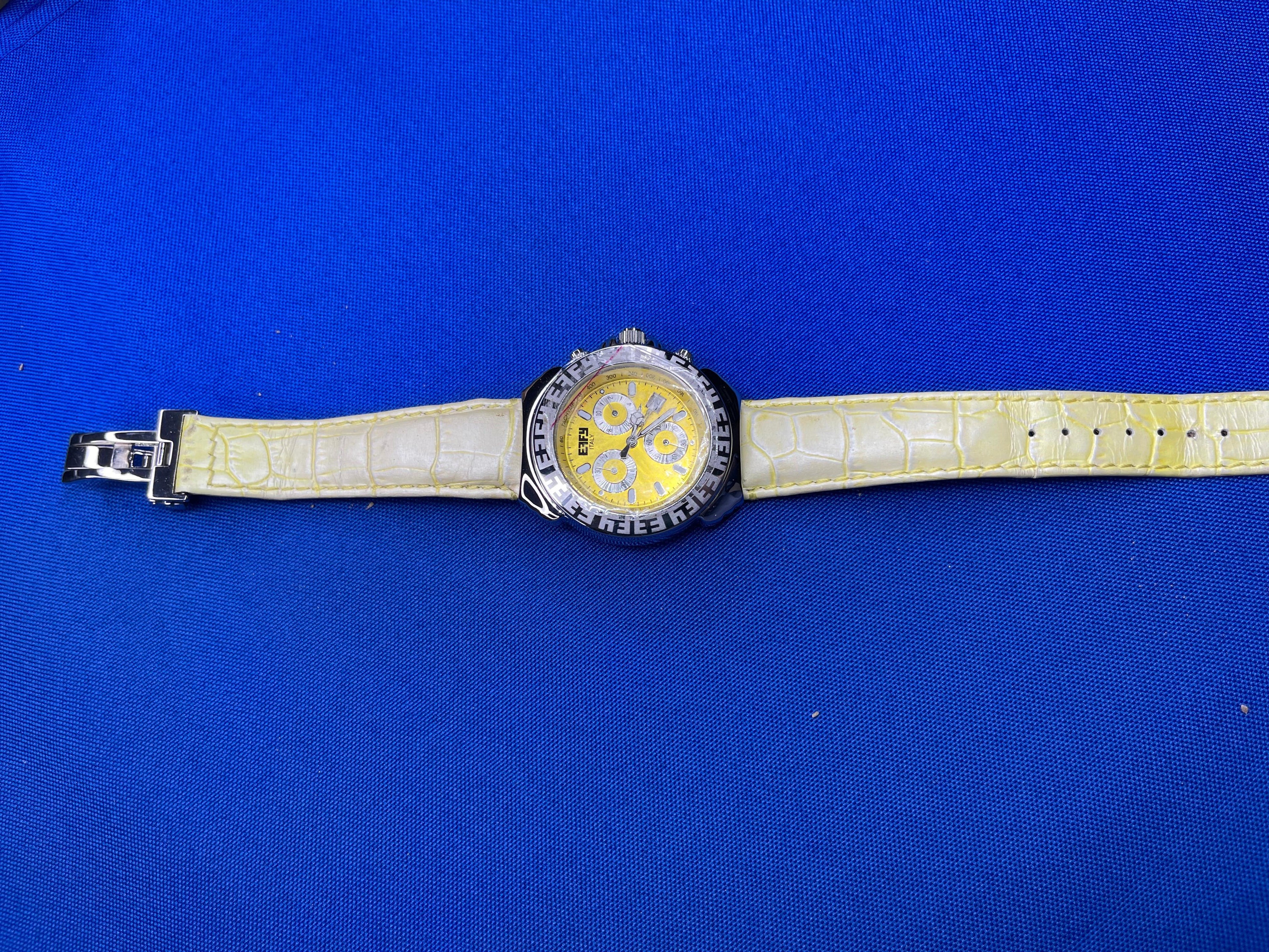 Luxury Swiss Quartz Exotic Leather Band Watch