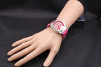 Luxury Swiss Quartz Exotic Leather Band Watch
