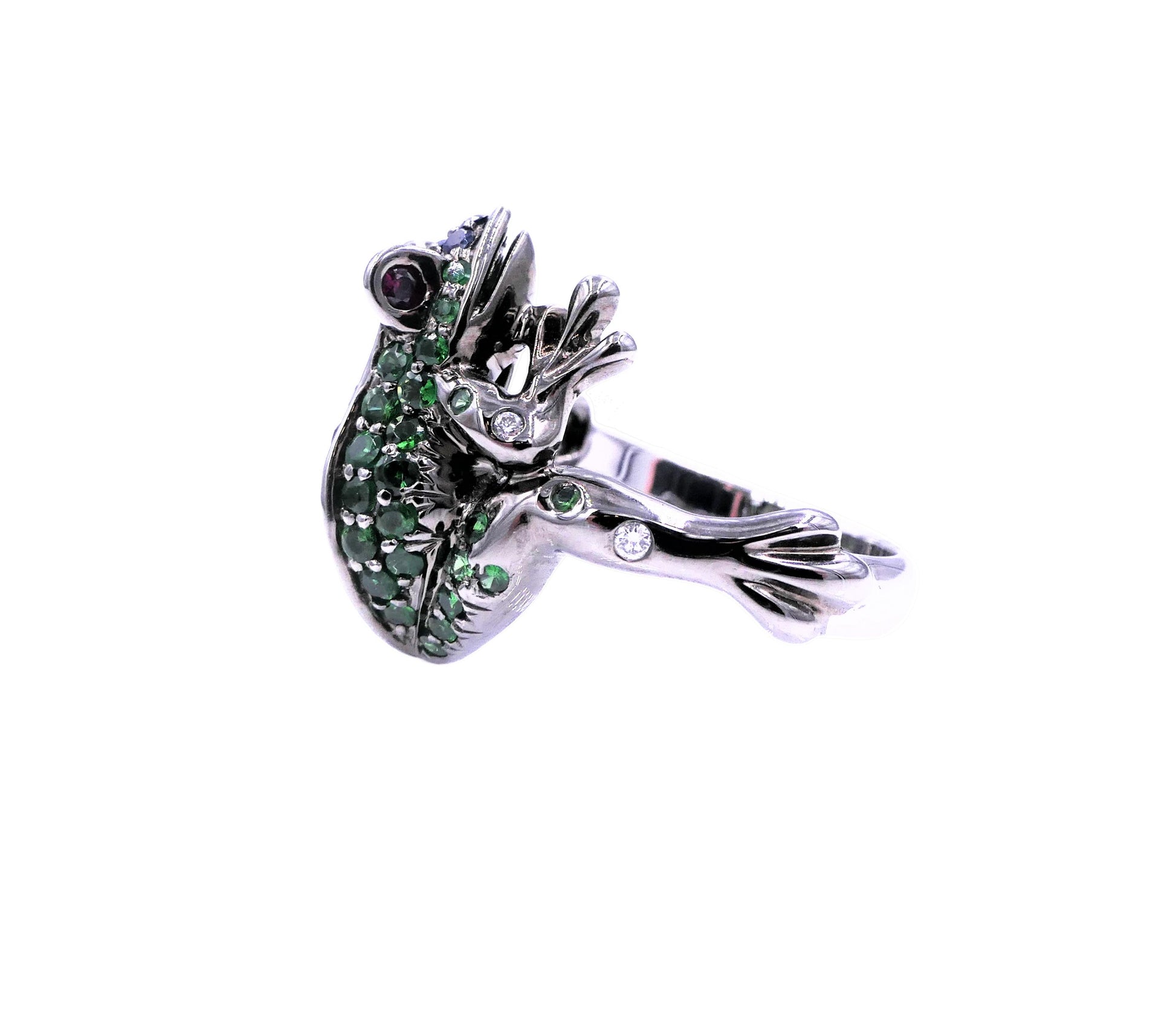 Midnight Lucky Frog - Ring