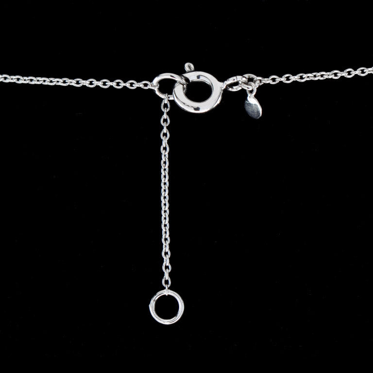Diamond Vintage Inspired Edwardian Style White Gold Bib Princess Necklace