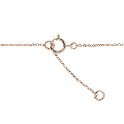Edwardian Style Peach Orange Morganite Diamond Bow Drop Rose Gold Necklace