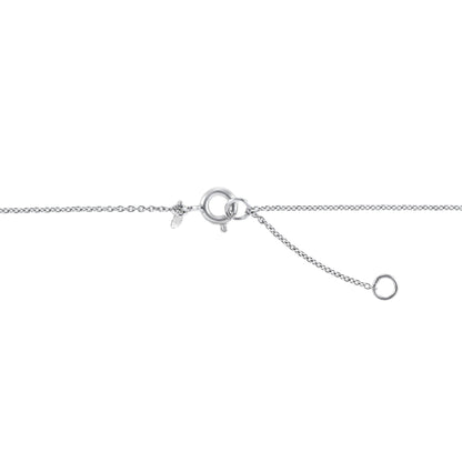 Opal & Diamond Halo Vintage Style White Gold Pendant Necklace