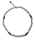 Orange Citrine Pave Set Gemstone Black Rocket Bullet Grey Silver Pearl Black Rho