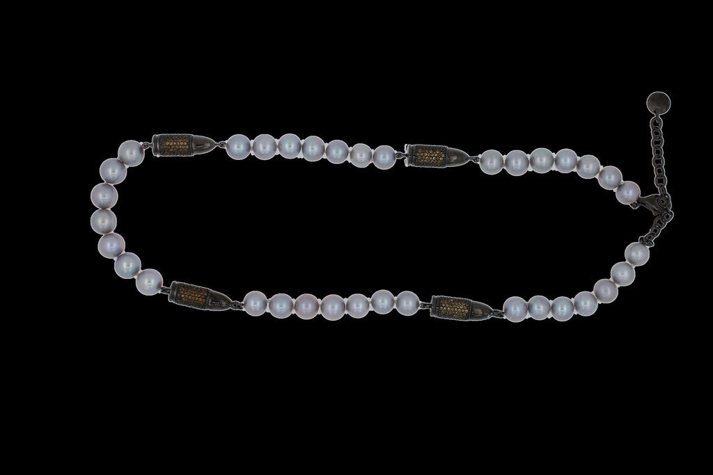 Orange Citrine Pave Set Gemstone Black Rocket Bullet Grey Silver Pearl Black Rho