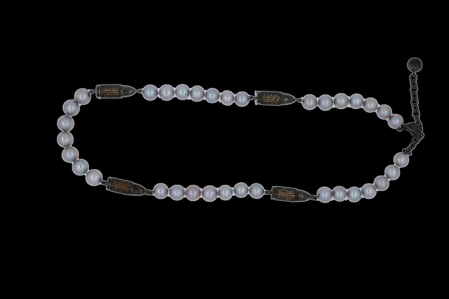 orange citrine pave set gemstone black rocket bullet grey silver pearl black rho