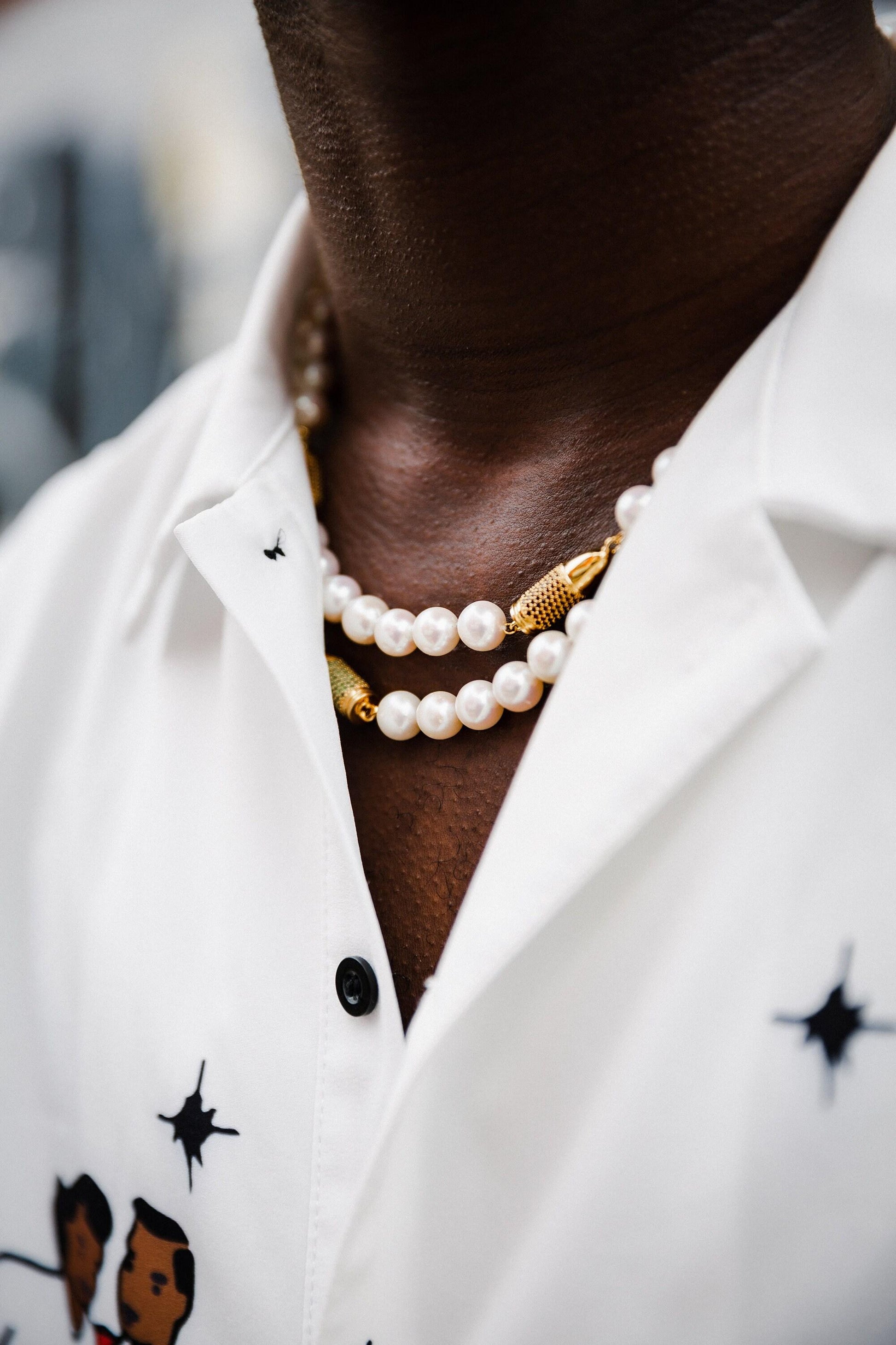 Orange Citrine Pave Set Gemstone Black Rocket Bullet Grey Silver Pearl Black Rho