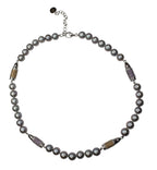 Orange Citrine Purple Violet Amethyst Pave Set Silver Rocket Bullet Grey Pearl W