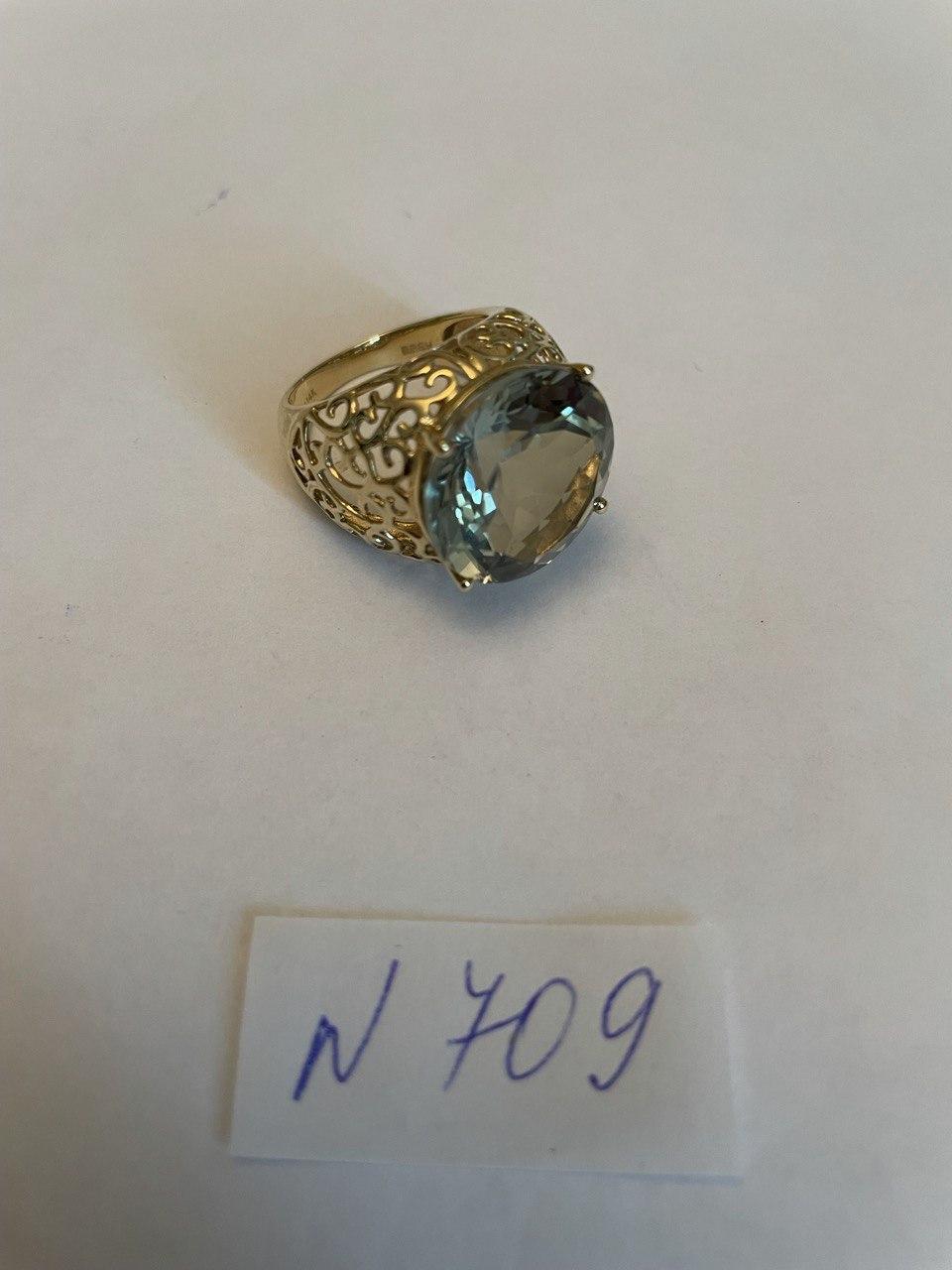 Large Jumbo Green Amethyst Prasiolite Scroll Cage Motif 14K Yellow Gold Ring