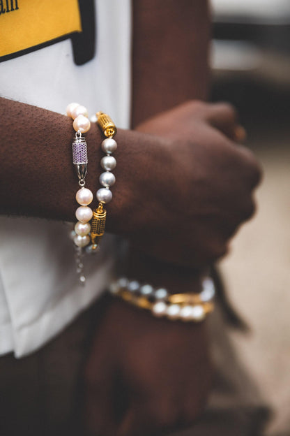 Orange Citrine Pave Set Gemstone Rocket Bullet Grey Silver Pearl Black Sterling 