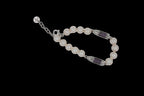 Purple Violet Amethyst Pave Set Gemstone Silver Rocket Bullet White Pearl Sterli