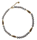 Purple Violet Amethyst Pave Set Gold Rocket Bullet Grey Pearl 18K Gold Vermeil S
