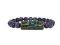 Purple Violet Lilac Amethysts Round Bead Stretchy Unique Statement Circle Beads 