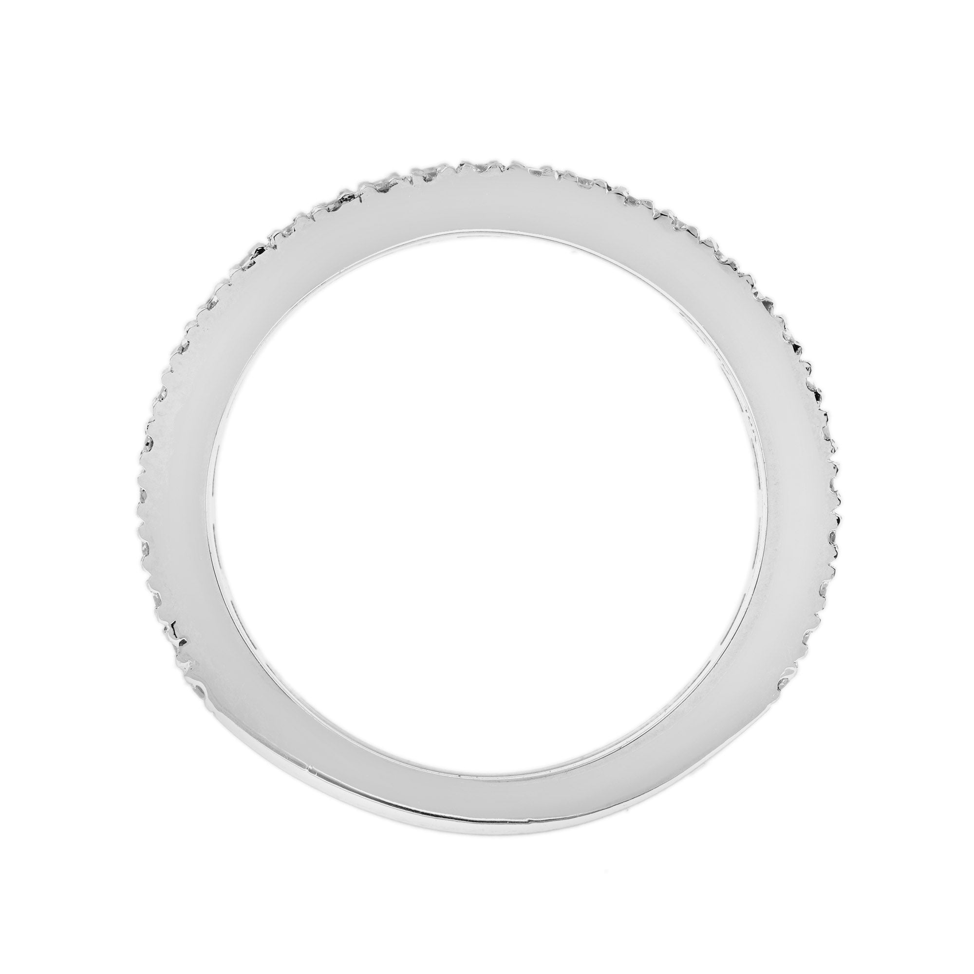 Square Shape Green Tsavorite &amp; Diamond Classic Half Eternity Band Gold Ring