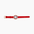White Shell Pearl Fancy Diamond Ruby White Diamond 18K Rose Watch Dial Bracelet
