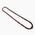 Ruby Gemstone 18K Rose Gold Beads Necklace
