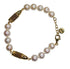 Red Garnet Pave Set Gemstone Gold Rocket Bullet White Pearl Sterling Silver 18K 