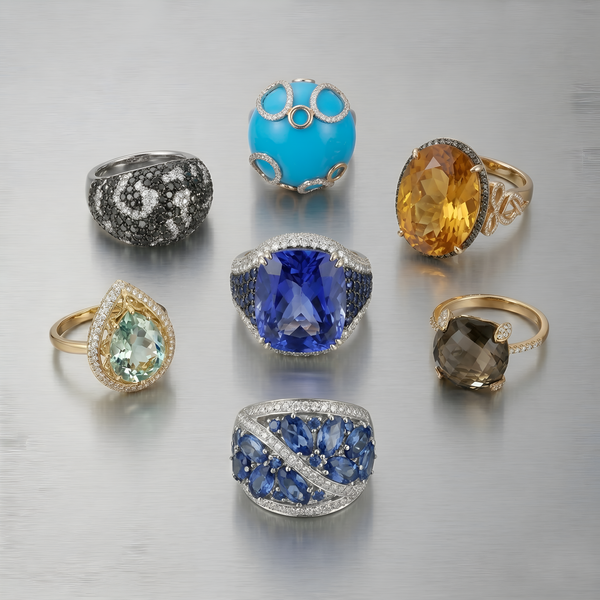 Rings Color Stones