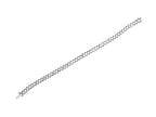 Round Diamond 6 Carat Tennis Line Classic Fashion 14 Karat White Gold Bracelet