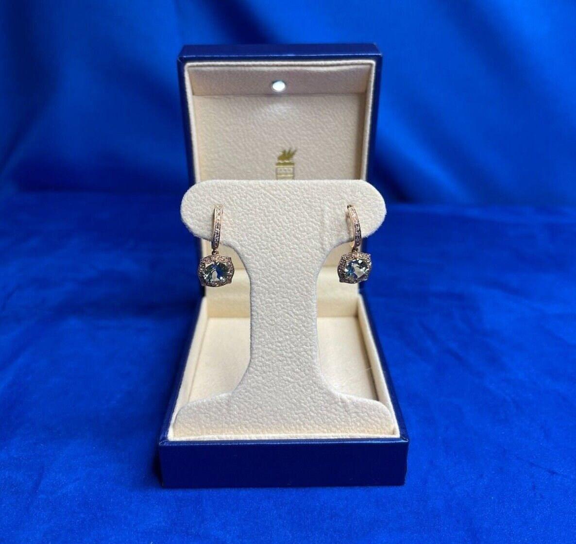 Round Shape Brilliant Cut Green Amethyst Prasiolite with Halo Set White Diamonds