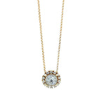 Round Shape Brilliant Cut Sunflower Flora Sun Ray Illusion Set Halo Set Pave Set