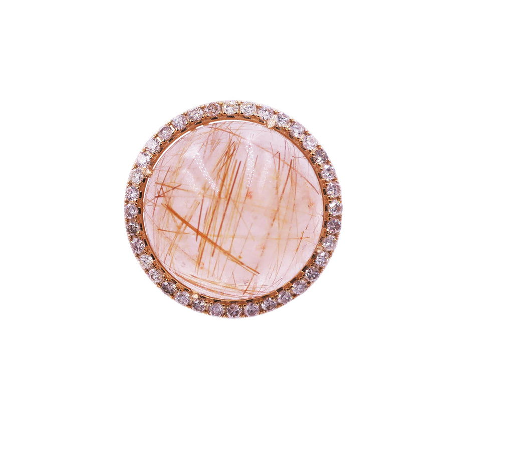 Rutilated Quartz - Ring