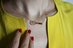 Tennis Racket Red Carnelian Handle Green Emerald Tennis Ball Jewelry 18 Karat Ro