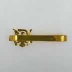 Vintage American Dollar Coin Bald Eagle Yellow Gold Vermeil Sterling Silver Tie
