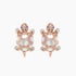 Turtles Fancy Diamond & Red Ruby & White Pearl 18K Rose Gold Animal Earrings