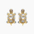 Turtles Fancy Diamond Red Ruby & White Pearl 18K Yellow Gold Animal Earrings