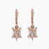 Turtles Fancy Diamond & Red Ruby & White Pearl 18K Rose Gold Animal Earrings