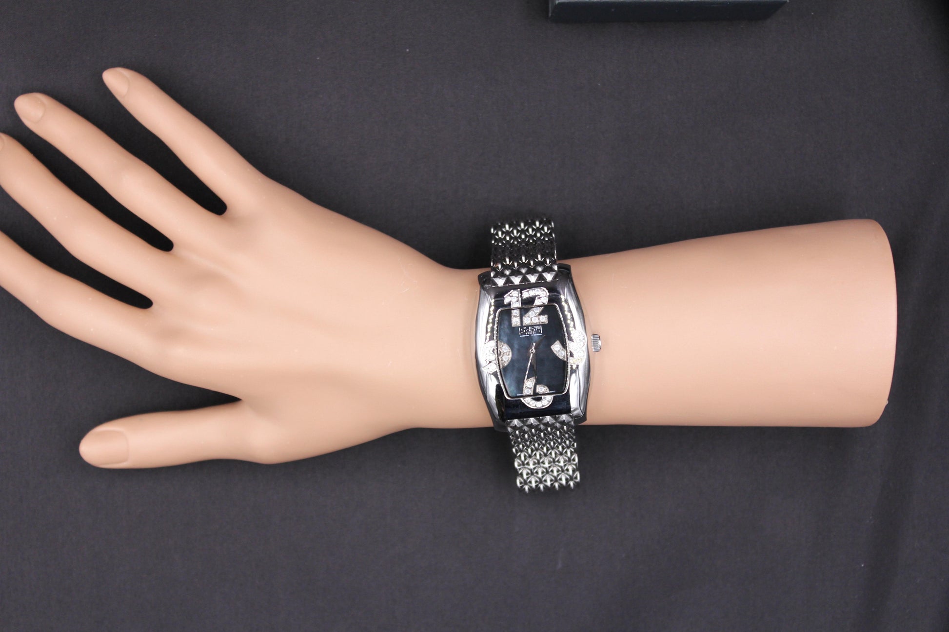 White Sapphires Pave Dial Luxury Swiss Quartz Exotic Watch